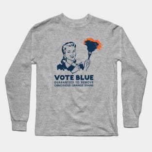 Anti-Trump 2020 Election Vote Blue Remove Orange Stains Long Sleeve T-Shirt